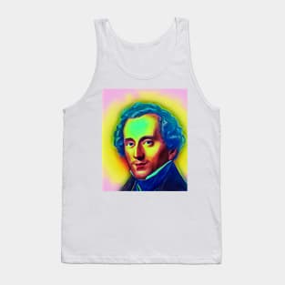 Felix Mendelssohn Colourful Portrait | Felix Mendelssohn Artwork 6 Tank Top